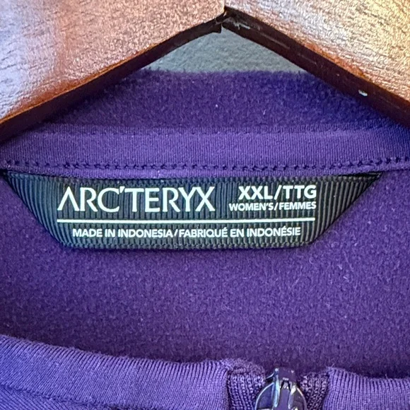Arc'teryx Women's Kyanite LT Hoodie Purple Expanse Lightweight Jacket size XXL - Picture 2 of 15